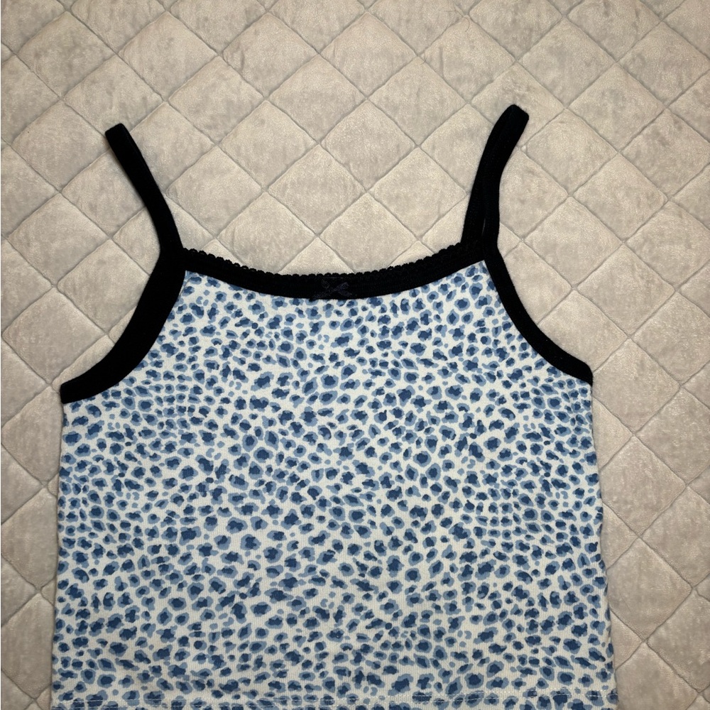 Blue Cheetah Tank Top